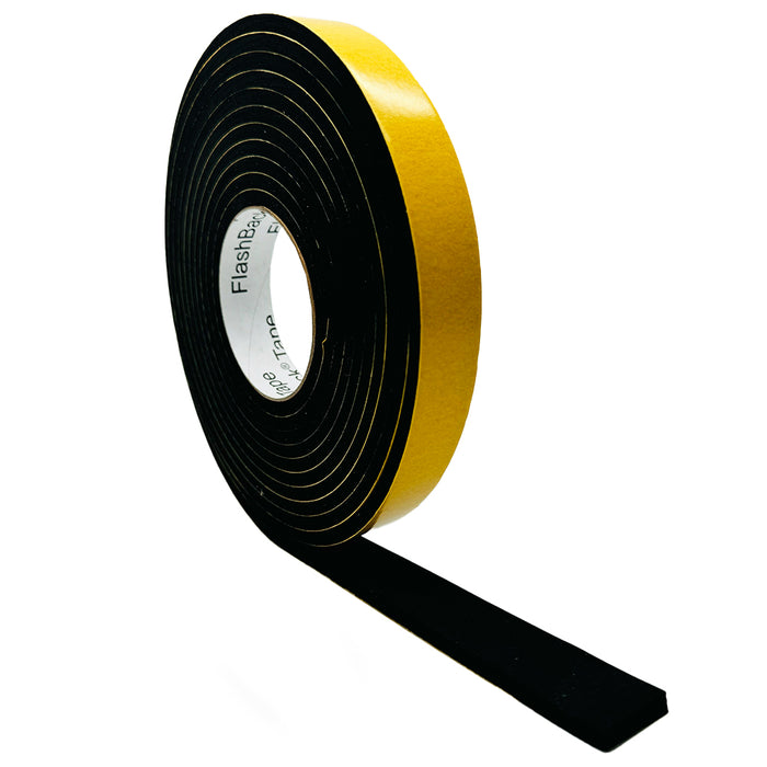 Premium EPDM Sponge Foam Gasket Tape | Neoprene Alternative Weatherstripping | Flashback® Tape