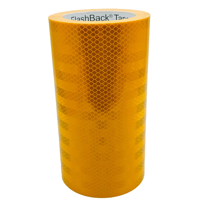 Golden Yellow Prismatic Reflective Tape