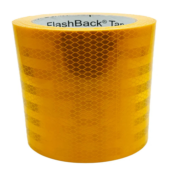 Golden Yellow Prismatic Reflective Tape