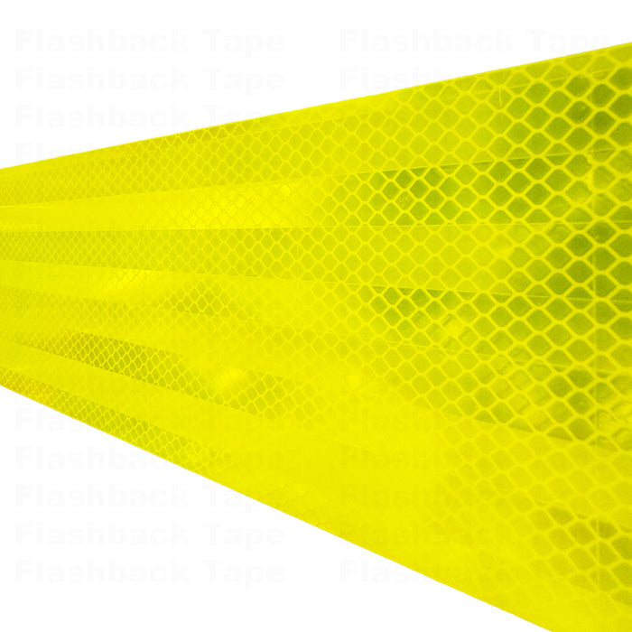 High Visibility Yellow Prismatic Reflective Tape